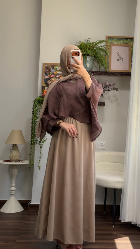 تنورة كلوش وبلوزة شيماء ٢