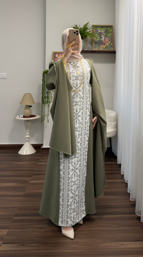 فستان أجنحة تطريز