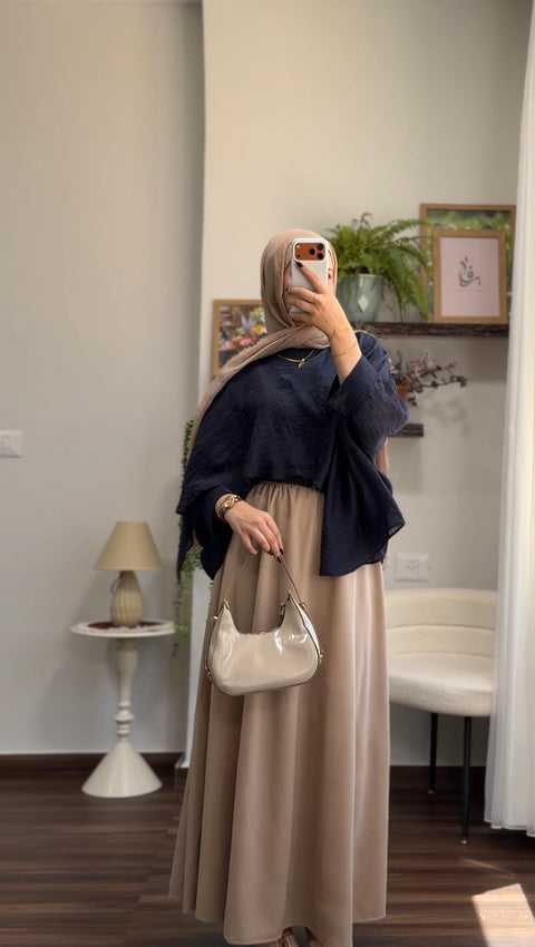 تنورة كلوش وبلوزة شيماء ٢